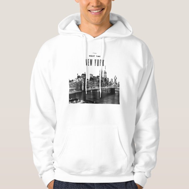 Veste À Capuche Pont New York Brooklyn    (Devant)
