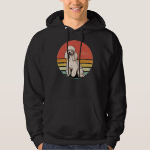 Veste À Capuche Poodle Amoureux des chiens Retro Vintage les année