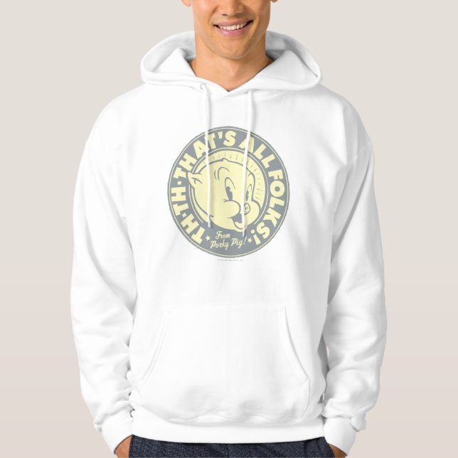 Veste À Capuche Porky TH-TH-C'EST TOUT DES FOLKS ! (Devant)