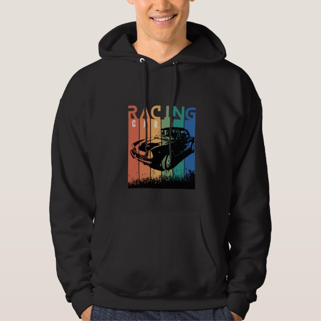 Veste À Capuche Portez votre sport, Voiture Racing (Devant)