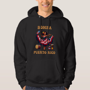 Veste À Capuche Porto Rico Drapeau Hispanique Mois du patrimoine F