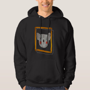Veste À Capuche Portrait à l'aquarelle Koala mignon Art Hommes Fem