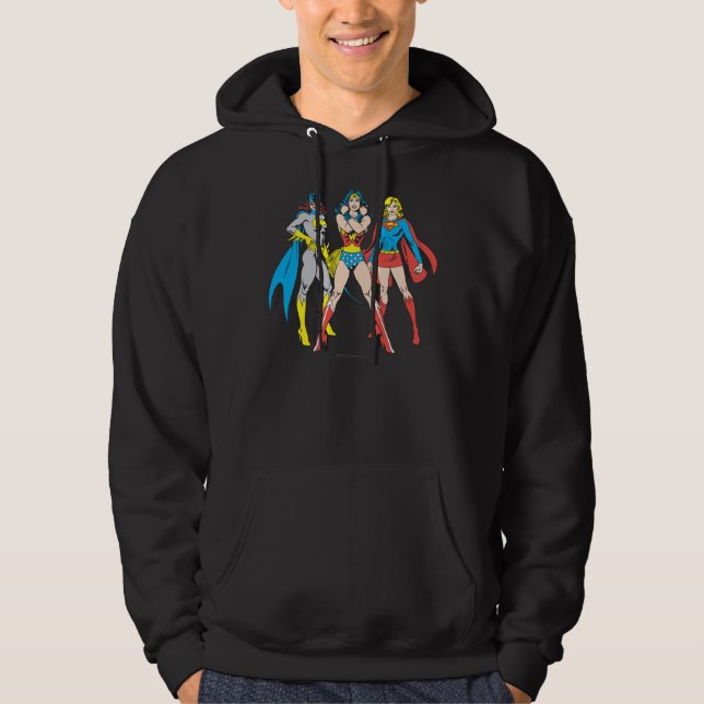 Veste À Capuche Pose superhéroïne (Devant)