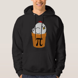 Veste À Capuche Pot de poulet Pi drôle Math Jour 2
