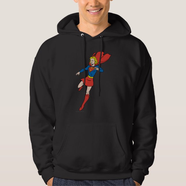 Veste À Capuche Poteau de superfille 8 (Devant)