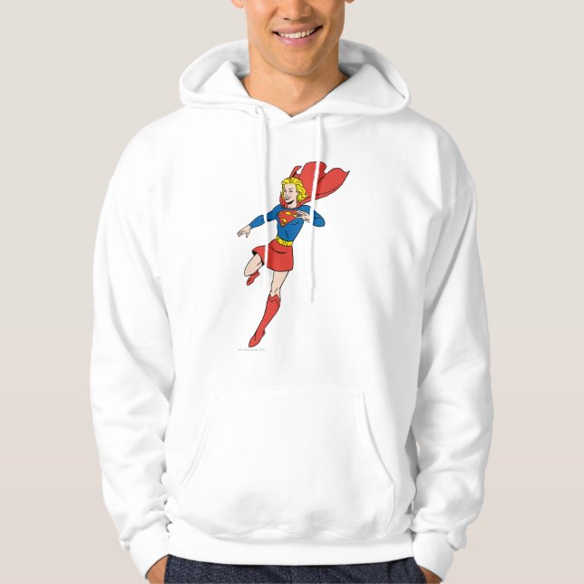 Veste À Capuche Poteau de superfille 8 (Devant)