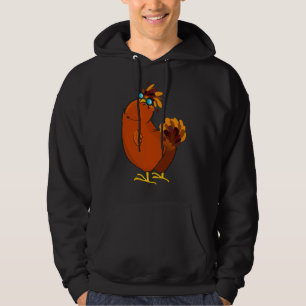 Veste À Capuche Poulet cool Avec Lunettes de soleil