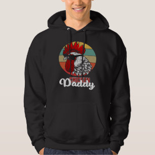Veste À Capuche Poulets de poule Mens Vintage poulet papa Retro Fa