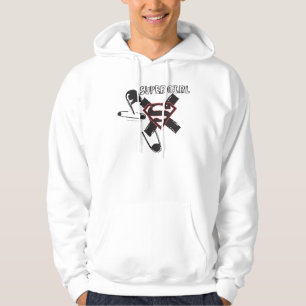 Veste À Capuche Poupées de sécurité noire Supergirl