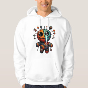 Veste À Capuche Poupées vaudou avec broches et aiguilles