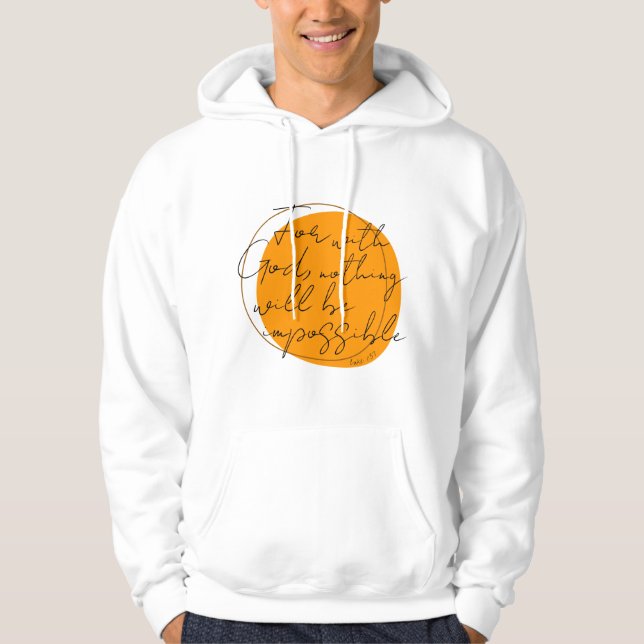 Veste À Capuche Pour Dieu (Devant)