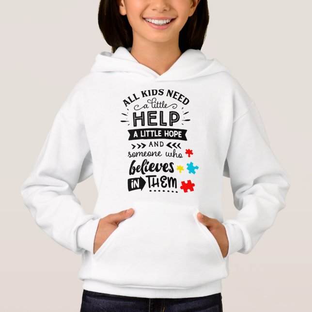 Veste à capuche pour fille (Devant)