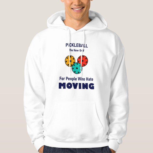 Veste À Capuche Pour les personnes qui détestent se déplacer (Devant)