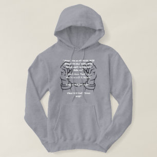 Veste À Capuche Pourquoi nous avons" Free Will."