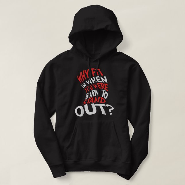Veste À Capuche Pourquoi S'Inscrivez-Vous Quand Vous Êtes Né Pour  (Design devant)