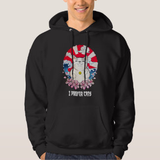Veste À Capuche Prefer Cats Introvert Cat  Antisocial Kitten Cat M