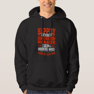 Veste À Capuche Prendre Les Commandes De Ma Femme Maintenant Retra