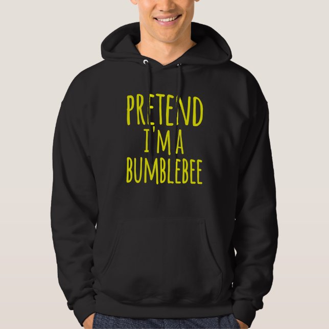 Veste À Capuche Prétendre Que Je Suis Un Costume D'Abeille Bumbleb (Devant)