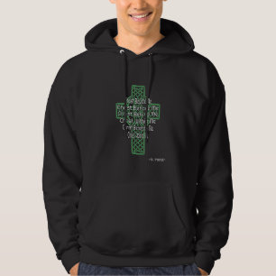 Veste À Capuche Prière de Croix Celtique Christian
