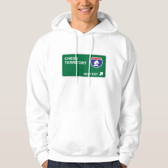 Veste À Capuche Prochaine sortie d'échecs (Devant)