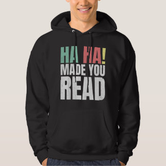 Veste À Capuche Professeur de lecture drôle 