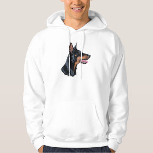 Veste À Capuche Profil du Doberman Pinscher