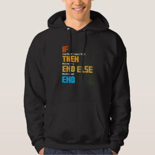 Veste À Capuche Programmation Syntaxe Si Alors Programmeur Logicie