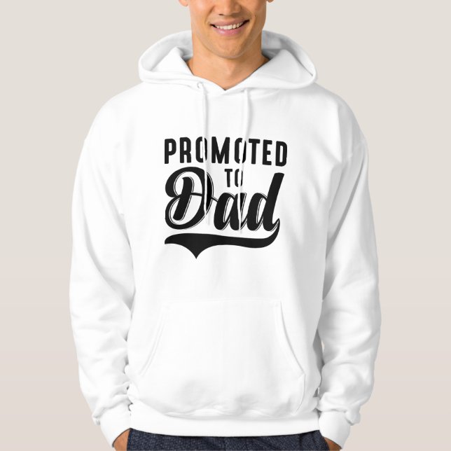 Veste À Capuche Promu À Papa (Devant)