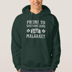 Veste À Capuche Prone aux Farces et au Baratin St Patrick's Day