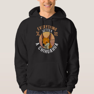 Veste À Capuche Propriétaire du Chihuahua à cheveux courts