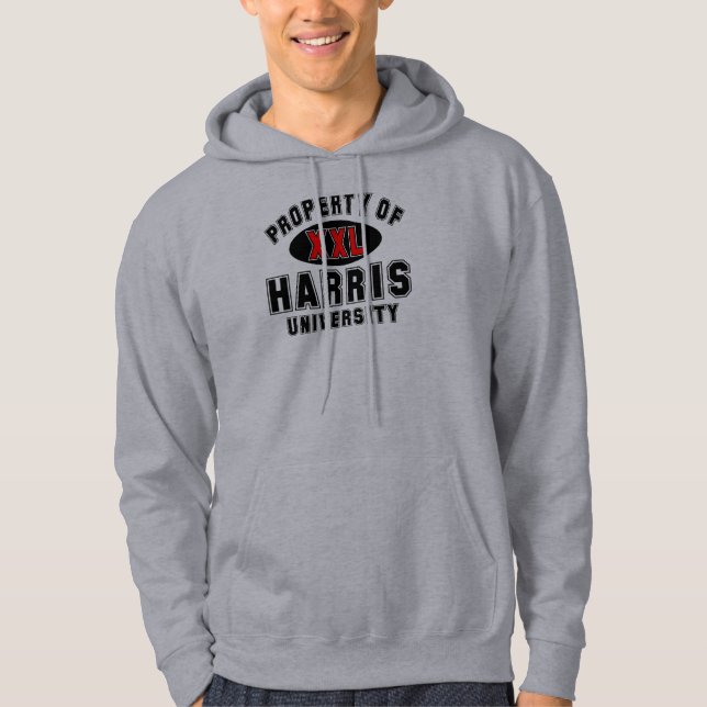 Veste À Capuche Propriété d'université de Harris (Devant)