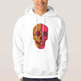Veste À Capuche Psychedelic Split Skull Art