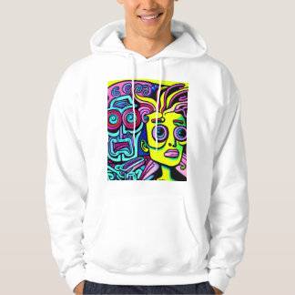 VESTE À CAPUCHE PSYCODÉLIQUE