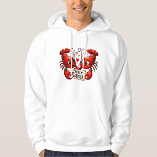 Veste À Capuche Puns d'amour du homard