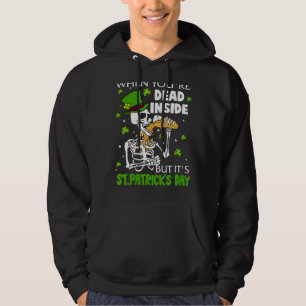 Veste À Capuche Quand tu es mort à l'intérieur, mais c'est l'abeil