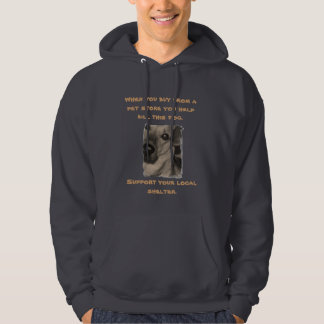 Veste À Capuche Quand vous vous achetez d'un magasin d'animal