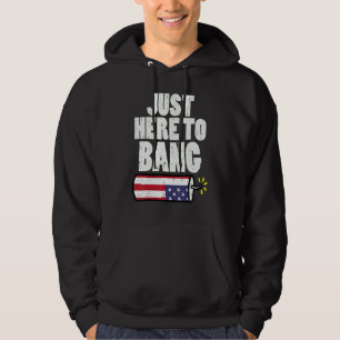 Veste À Capuche Quatre Juillet 4 Juillet Je Suis Juste Là Pour Bai