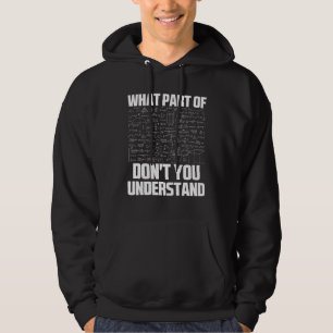 Veste À Capuche Quelle partie du Don't you Understanding Sarcastic