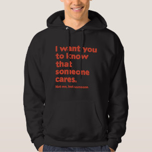 Veste À Capuche Quelqu'Un S'En Soucie