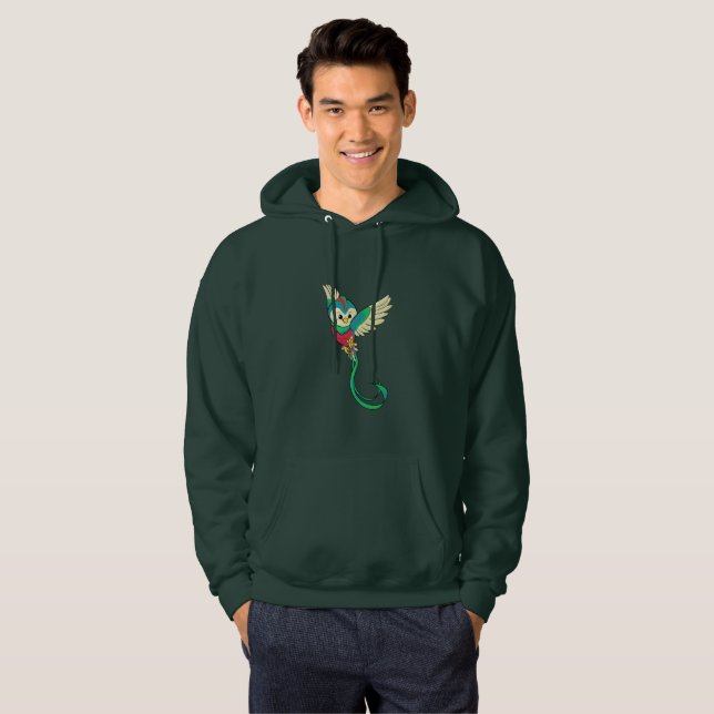 Veste À Capuche Quetzal coloré ! (Devant entier)