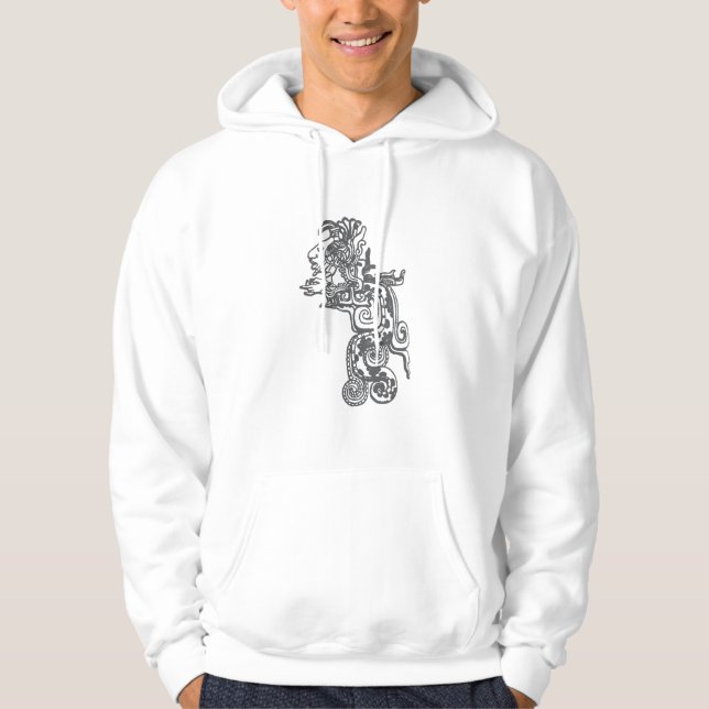 Veste À Capuche Quetzalcoatl Aztec Art (Devant)