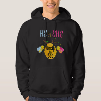 Veste À Capuche Qui sera l'oncle ou la tante à venir Gender Reveal