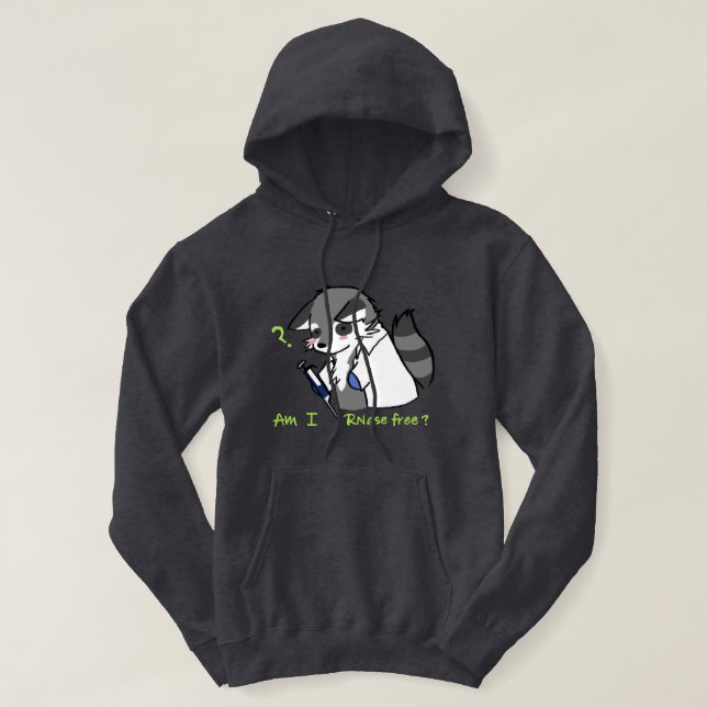 Veste À Capuche Raccoon-Am I RNase Free? (Design devant)