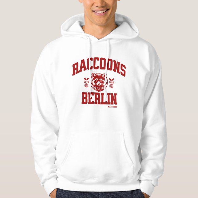 Veste À Capuche Raccoons de Berlin (Devant)