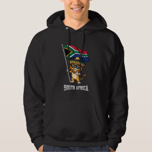 Veste À Capuche Racines d'Afrique du Sud Drapeau sud-africain 1