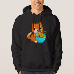 Veste À Capuche Ramen Shiba Inu Kawaii Chien Anime Japonais n Fill