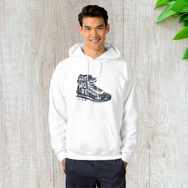 Veste À Capuche Randonnée Plus Inquiète Moins (Créateur téléchargé)