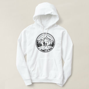 Veste À Capuche Randonnées minimalistes sur le sentier de montagne