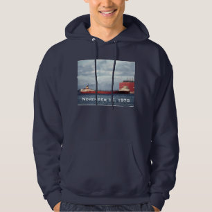 Veste À Capuche Rappelez-vous l'Edmund Fitzgerald 10/11/75