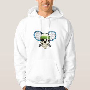 Veste À Capuche Raquette de tennis de crâne